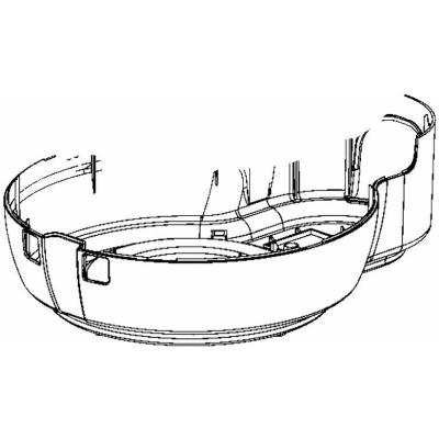 TEFAL Corps blanc + enjoliveur - Friteuse (SS-1530000942 , SEB)