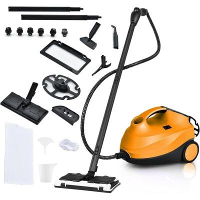 COSTWAY Nettoyeur Vapeur 2000W 4 Bars avec 19 Accessoires Sans Produit Chimique (Orange)