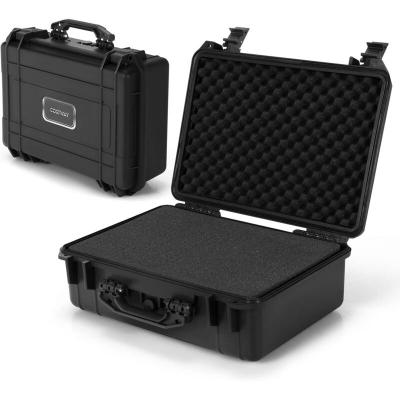 COSTWAY  Valise &Eacute;tanche pour Appareil Photo, Coffret de Protection Universel 47 x 37 x 18 cm, avec Insert en Mousse, &Eacute;tui Rigide &Eacute;tanche Portable pour