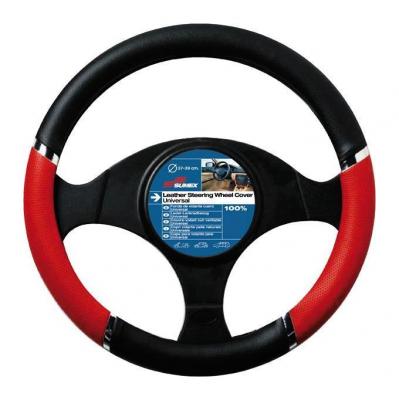 ADNAUTO  - Couvre Volant - 37-39cm - Speed - Rouge Noir - Rouge