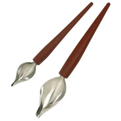 BRON COUCKE Daudignac - Cuill&egrave;re plume D&eacute;cospoon Silicone marron X2