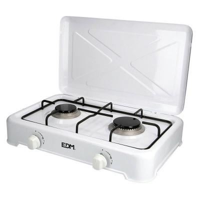 EDM  07420 Cuisini&egrave;re &agrave; gaz &eacute;maill&eacute;e avec 2 feux Plusieurs couleurs