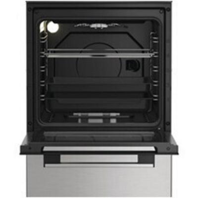 WHIRLPOOL Cuisini&egrave;re &agrave; gaz  W5G1LMX 50 cm Inox 4 feux Four 60 L