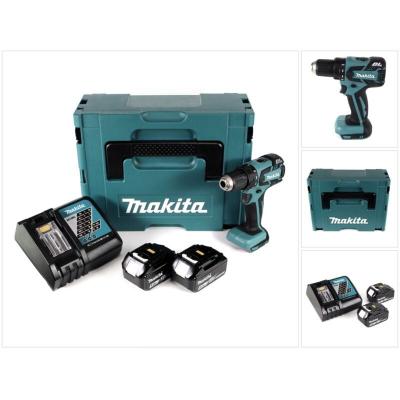 MAKITA Perceuse visseuse 18V lxt (2x5,0 Ah) en makpac  DDF459RTJ