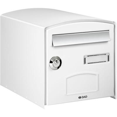 DECAYEUX Bo&icirc;te aux lettres simple face dome - Blanc - Blanc
