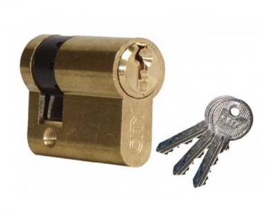ISEO CAVERS Demi-cylindre City 30x10mm laiton poli - vari&eacute; V03 KCF005503 - 520930127V03