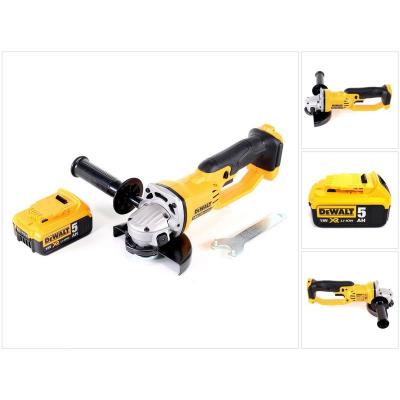 DEWALT  DCG 412 - Meuleuse sans fil 18V 125mm + Batterie 5 Ah