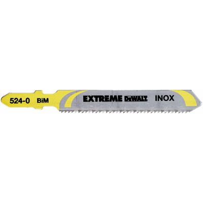DEWALT Lame de scie sauteuse bi-m&eacute;tal 82mm inoxydable DT2083-QZ  Gris