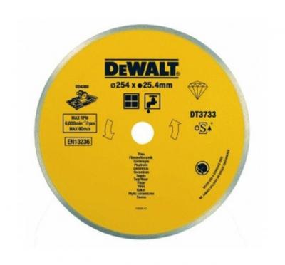 DEWALT Disque pour scie &agrave; carrelage 250x25,4mm en c&eacute;ramique DT3733-XJ 