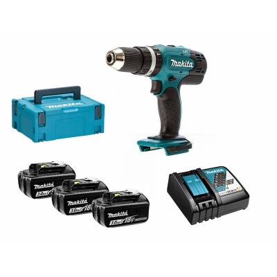 MAKITA  - Perceuse-visseuse &agrave; percussion 18v dhp453rf3j