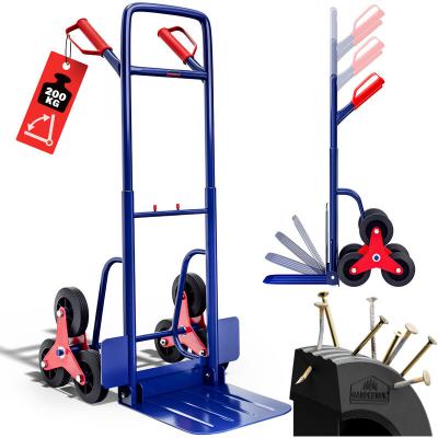DEUBA Diable 200kg repliable extensible 3 roues