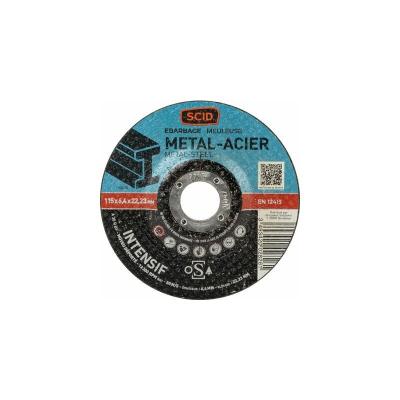 SCID Disque &agrave; &eacute;barber m&eacute;taux professionnel - Diam&egrave;tre 115 mm 