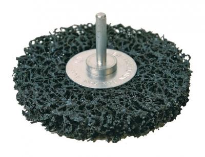 SILVERLINE Brosse abrasive polycarbure sur tige D.100 mm - 583244 