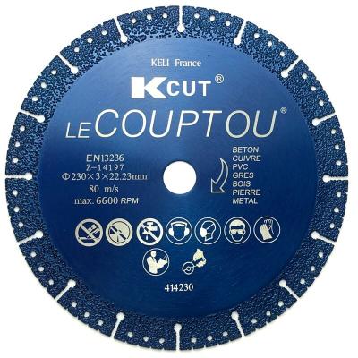 OUTIFRANCE Disque Diamant Tout En Un - Al&eacute;sage 22,2 Mm &Oslash; 230 Mm 2,8 Mm
