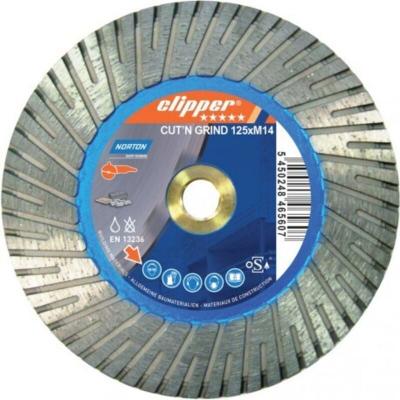 NORTON  Clipper 70184641172 Cut'N Grind Outil combin&eacute; 125 mm Gris/Argent