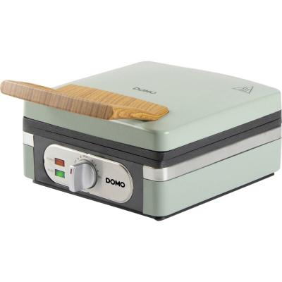  DOMO WAFFELMAKER Gaufrier vert cendr&eacute; W407733