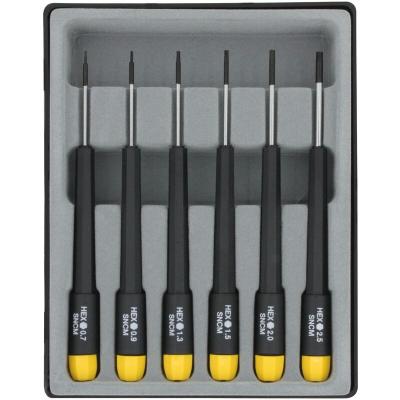 GENERIQUE Lot de tournevis (6 pi&egrave;ces) donau 280-63 6 pans int&eacute;rieurs 1 pc(s) 87528
