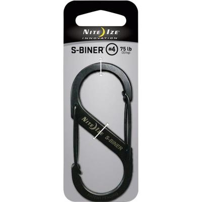 NITE IZE Double mousqueton S-Binner T 4 noir 