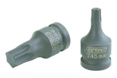KS TOOLS  1/2"" douilles &agrave; chocs torx e, courtes, e10