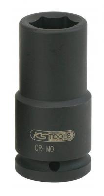 KS TOOLS  515.1430 Douille longue &agrave; chocs 6 pans 3/4'', 30 mm
