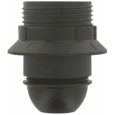 L EBENOID Ebenoid EBE347261 DOUILLE E27 NOIR BAGUE CHEMISE 1/2 FILETEE