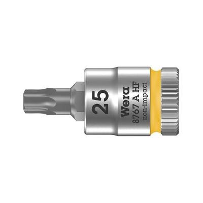 WERA  8767 A 05003365001 6 pans int&eacute;rieurs (TX) Douille-embout T 25 1/4 (6.3 mm)