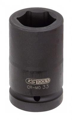 KS TOOLS KSTools 515.1824 Douille Longue &agrave; Chocs 6 Pans 1'' 24 mm