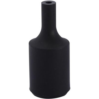 CHACON Douille &eacute;lectrique e27 vis silicone noir 