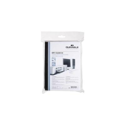 DURABLE Toallitas de limpieza  50 unit&eacute;s sans peluche pour &eacute;crans et plastiques