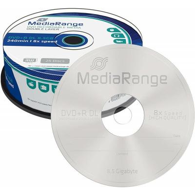 MEDIARANGE  - 25 x DVD+R DL - 8.5 Go (240 minutes) 8x - spindle