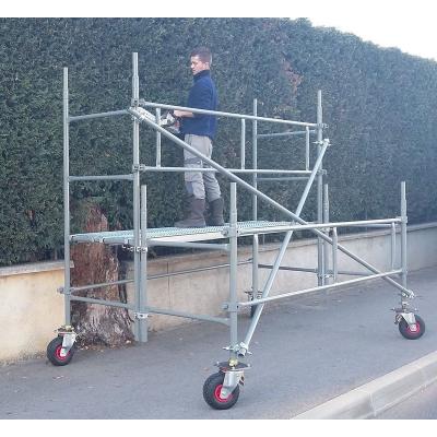ECHAFAUDAGES STEPHANOIS Echafaudage taille haie 3m roue pleine 