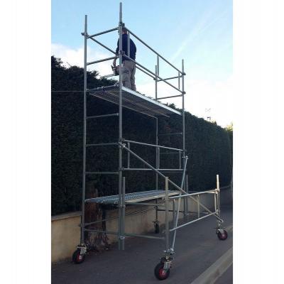 ECHAFAUDAGES STEPHANOIS Echafaudage taille haie 5m roue pleine 