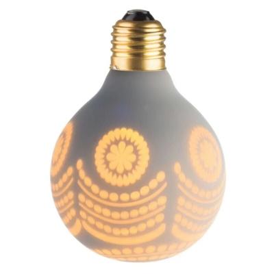 ECOLICHT  Ampoule Lampe D&eacute;co Blanc et Neige G80 E27 - Multicolore