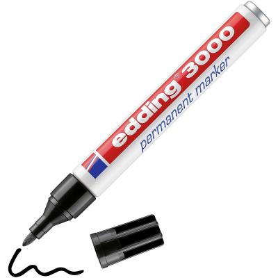 EDDING  Marqueur Permanent E-3000 Noir, Sous Blister 10 Unit&eacute;(S)