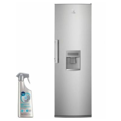ELECTROLUX R&eacute;frig&eacute;rateur frigo simple porte inox 390l froid brass&eacute; distributeur d'eau