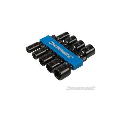 SILVERLINE  855189 embouts de vissage d'&eacute;crous magn&eacute;tiques 9 pi&egrave;ces