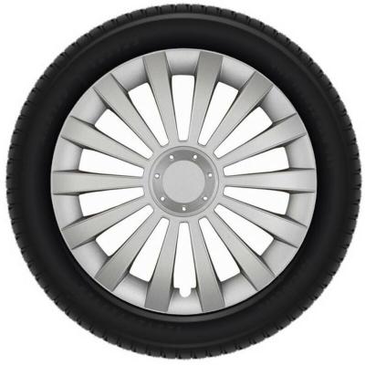 VIVOL Ivol - Ensemble d'enjoliveurs - 15 pouces - Meridan - Gris