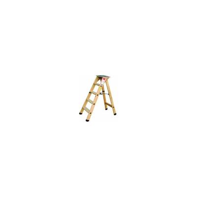 OUTIFRANCE  - Escabeau bois professionnel 7 marches + tablette