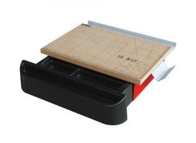 MAXICRAFT  89605 Etabli portatif starbase pour travaux de pr&eacute;cision-avec tiroir de rangement, Beige