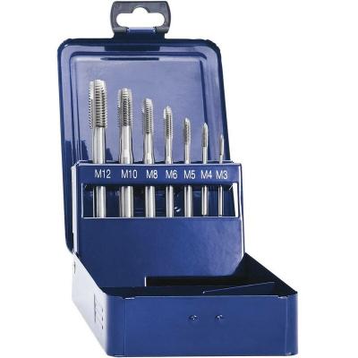 EXACT  - Eventus by 10316 Set de tarauds pour machine 7 pi&egrave;ces m&eacute;trique coupe &agrave; droite din 371 hss forme b 1 set