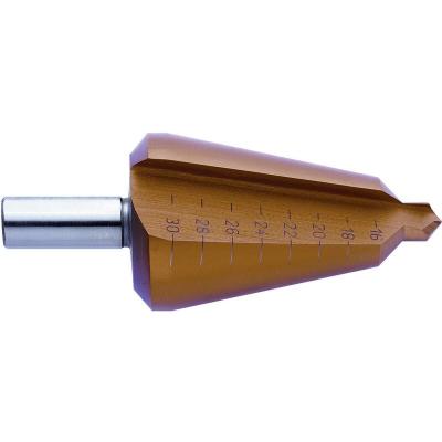 EXACT  50104 Foret conique 4 - 31 mm HSS TiN tige &agrave; 3 surfaces 1 pc(s)