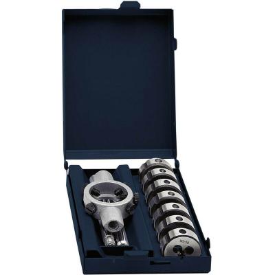 EXACT Jeu de 8 fili&egrave;res HSSG M3-M12 -Outils tranchants & limes