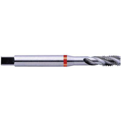 EXACT Taraud machine 35&deg; hss-e &agrave; bague rouge M6  43684  43684 m&eacute;trique M6 1 mm tranchant &agrave; droite din 371 hss-e fo