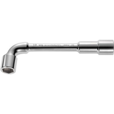 FACOM  - 75 - Cl&eacute;s &agrave; pipe d&eacute;bouch&eacute;es forg&eacute;es 6 pans x 6 pans en pouces - 75.7/8