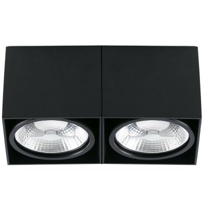 FARO INDOOR Faro Barcelona 63277 TECTO-2 Lampe plafond noire AR111