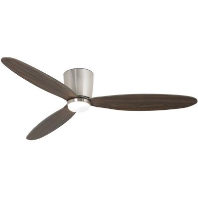 FARO BARCELONA Ventilateur de Plafond Faro NIAS LED Nickel Mat avec Moteur DC, 3000K