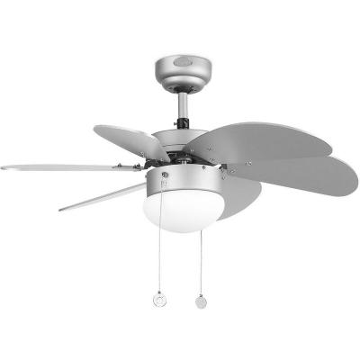FARO BARCELONA Ventilateur de plafond avec lumi&egrave;re gris palao 1 ampoule