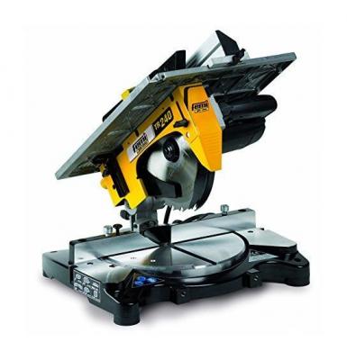 FEMI  - Job Line - Scie &agrave; onglet 1450W &oslash; 254 mm + d&eacute;ligneuse - tr 240
