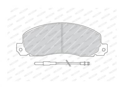 FERODO  Jeu de plaquettes de frein avant FVR414 RENAULT TRAFIC