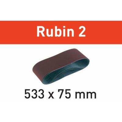 FESTOOL  - Bande abrasive L533X 75-P40 RU2/10 Rubin 2 - 499155